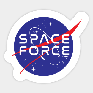 SPACE FORCE NASA logo Sticker